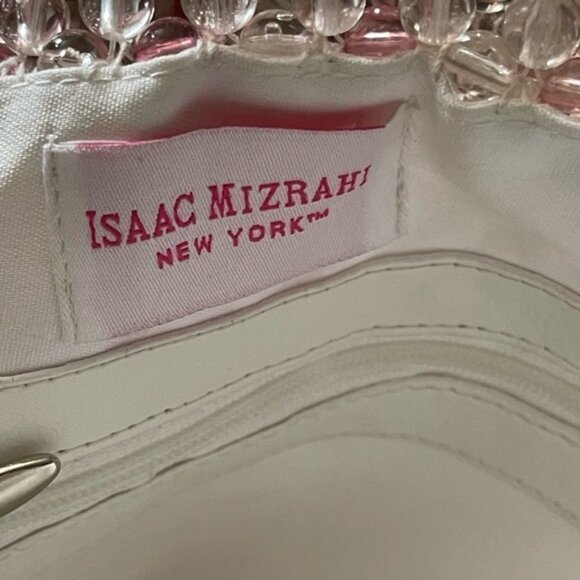 Isaac Mizrahi stunningly beaded Crossbody bag, beautifully detailed NWT Pink - Picture 6 of 12